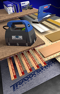 Traxx Corporation products, About Us. Our products line are tested to ensure long-term performance in carpet and vinyl installations.