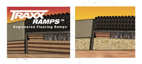 If you need to install a carpet, you might need the help of Traxx Ramps™. It will assist you to create a smooth transition with  a nice appearance.