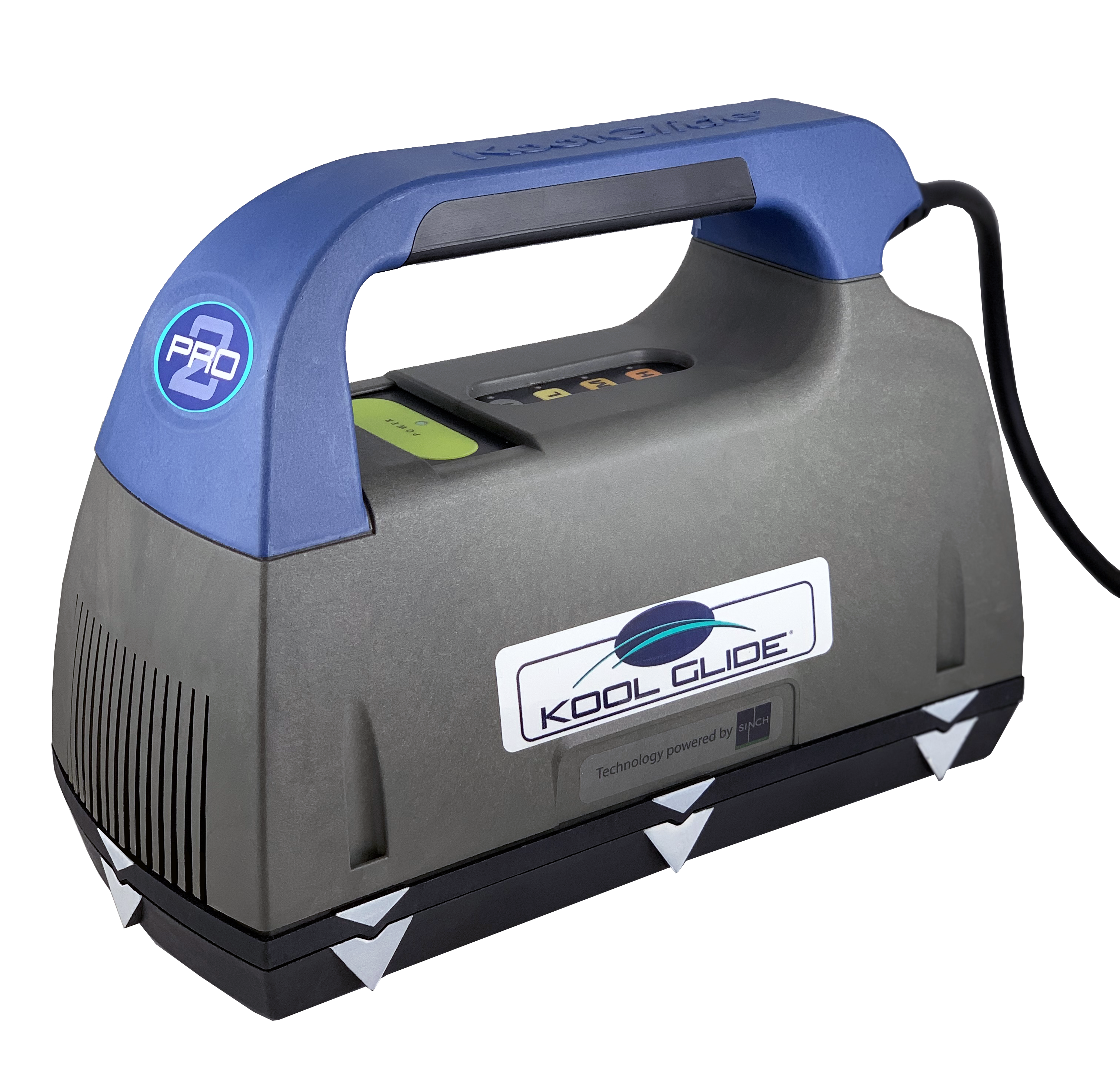 Kool Glide® a seam tape tool that evenly spreads signal through the carpet surface withouth touching the adhesive.