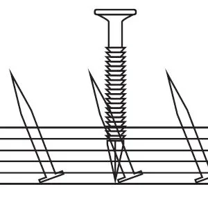 Maxximus™ 1¼" Tri-Tack - 3/4" x 13ga (RS Wood Nail)