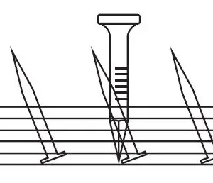 Maxximus™ 1¼" Tri-Tack - 5/8" x 10ga (Concrete Nail)