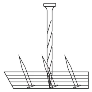 1¼" Wide - Elasticel 1¼" x 12ga (Spiral Nail)