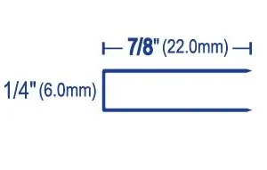 1832 CGR - Chisel Point Staples