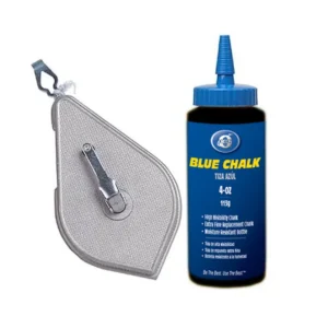 Chalk Line Reel Kit w/4-oz Blue Chalk