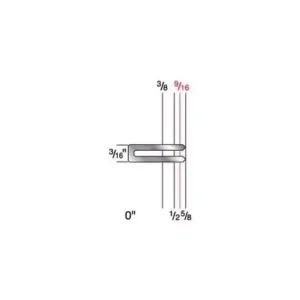 Duo-Fast® 9/16" Gold Crown Divergent Point